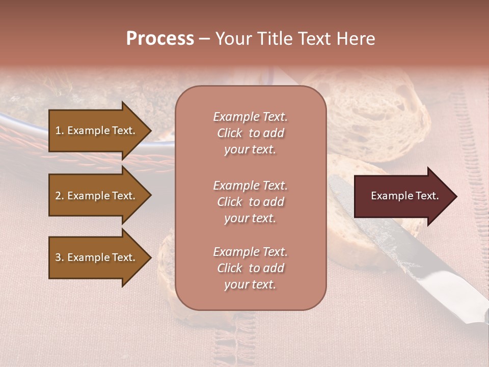 Knife Table Gourmet PowerPoint Template