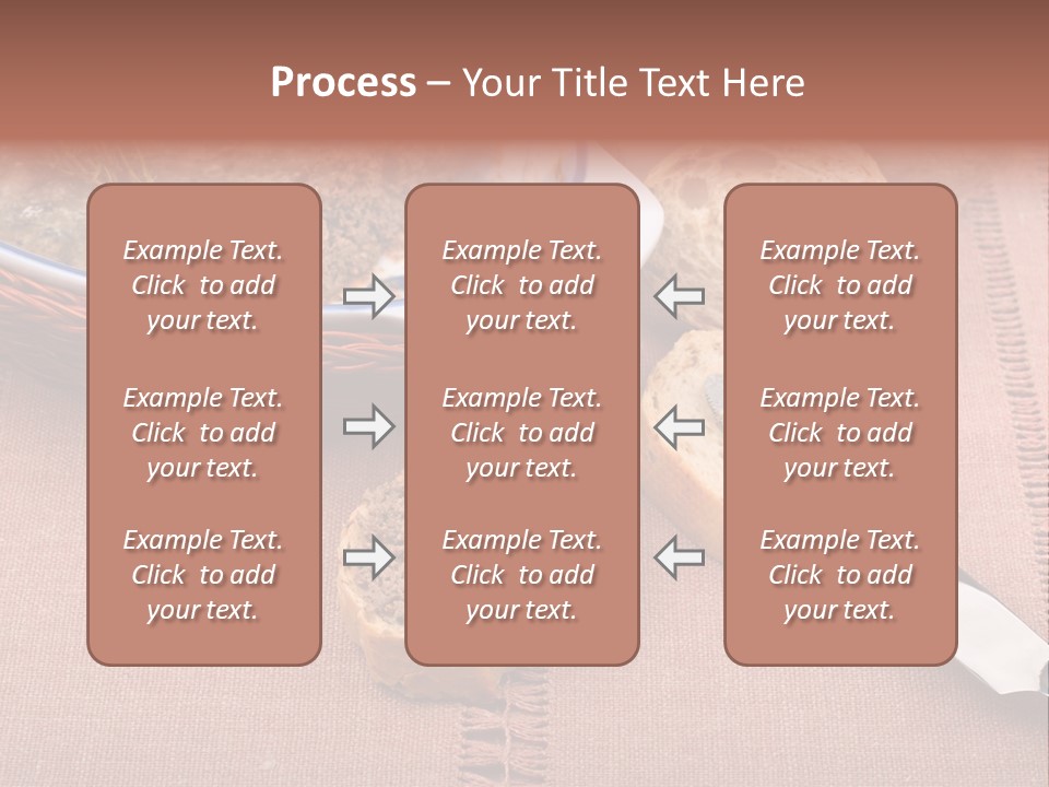 Knife Table Gourmet PowerPoint Template