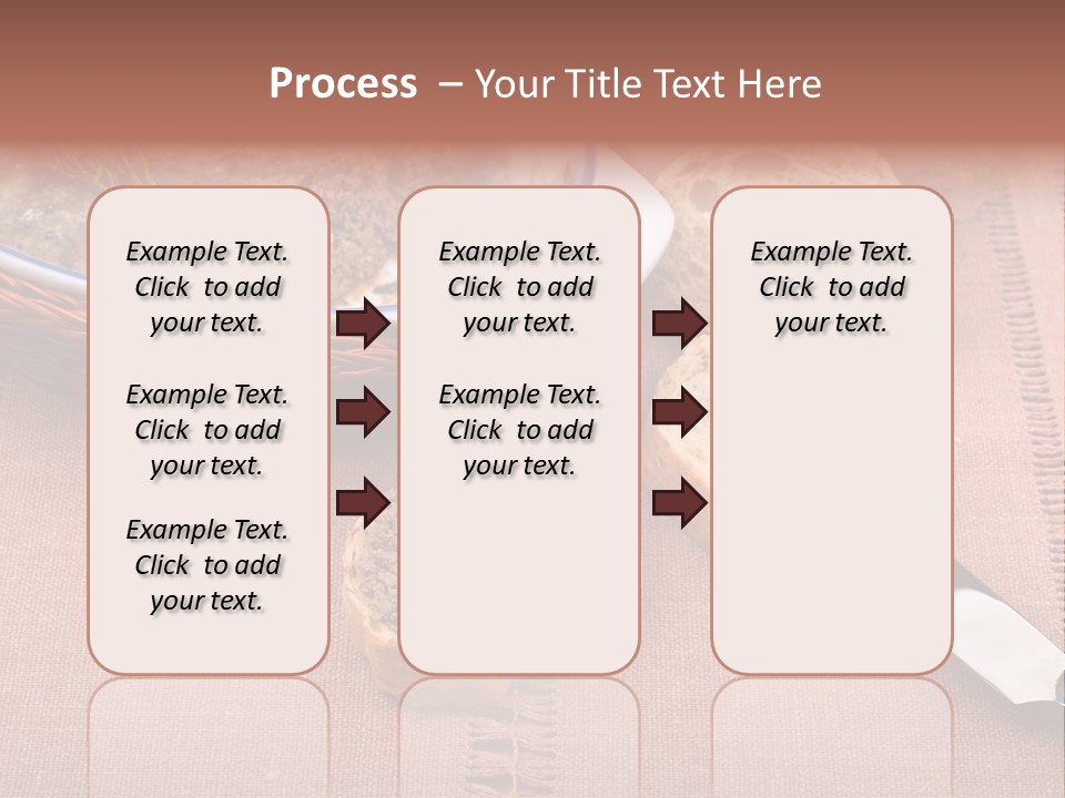 Knife Table Gourmet PowerPoint Template