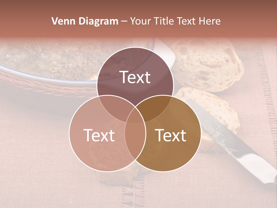 Knife Table Gourmet PowerPoint Template