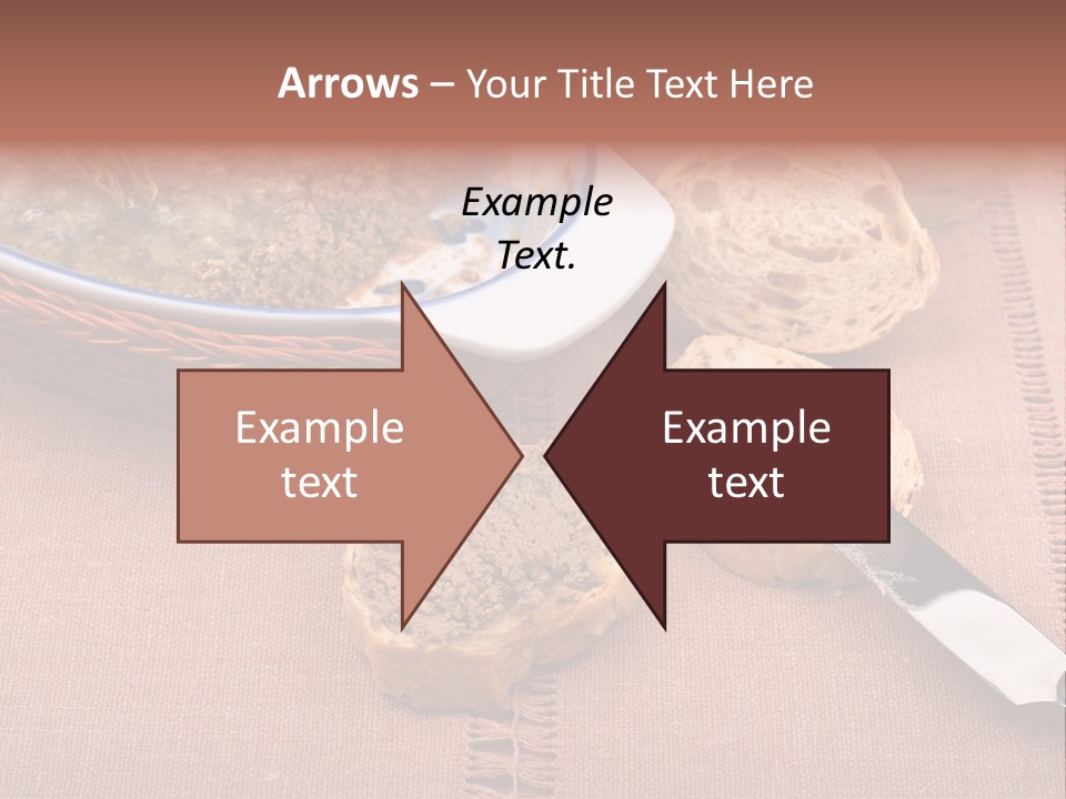 Knife Table Gourmet PowerPoint Template