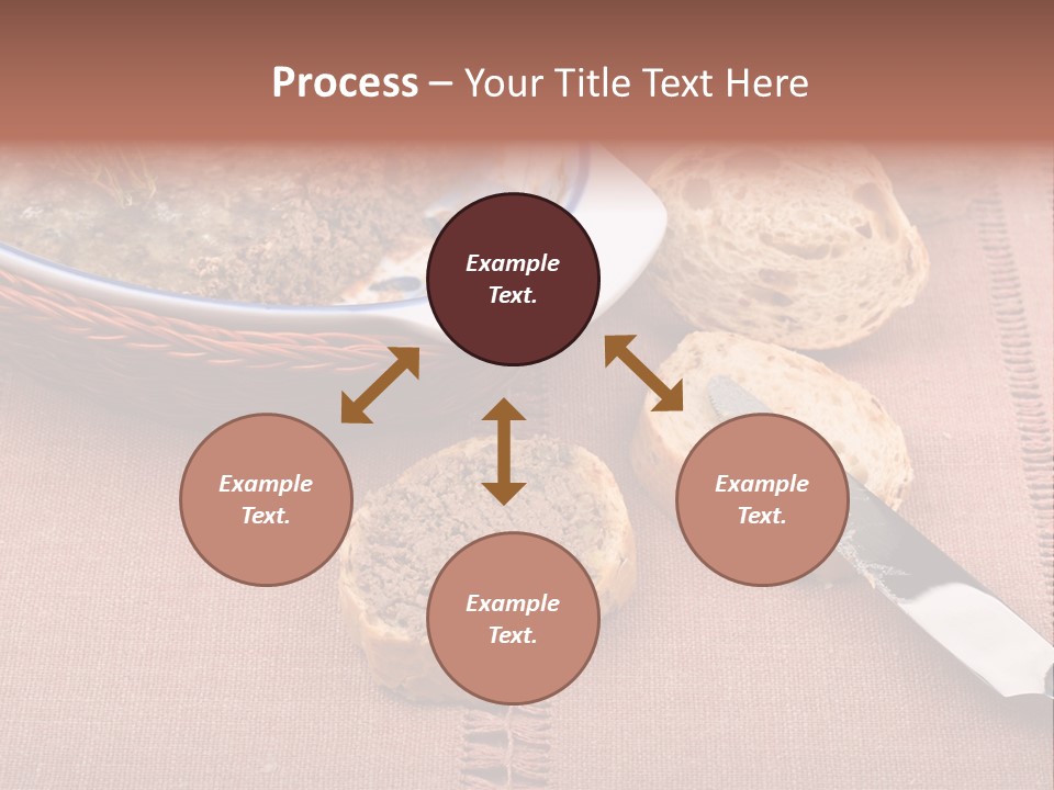 Knife Table Gourmet PowerPoint Template