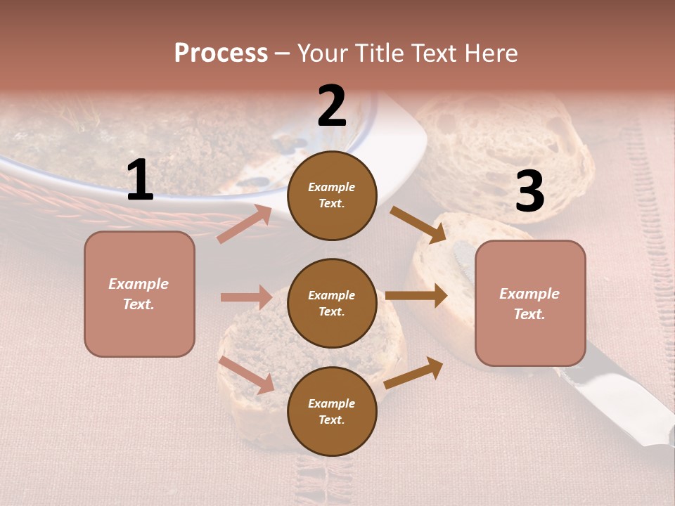 Knife Table Gourmet PowerPoint Template