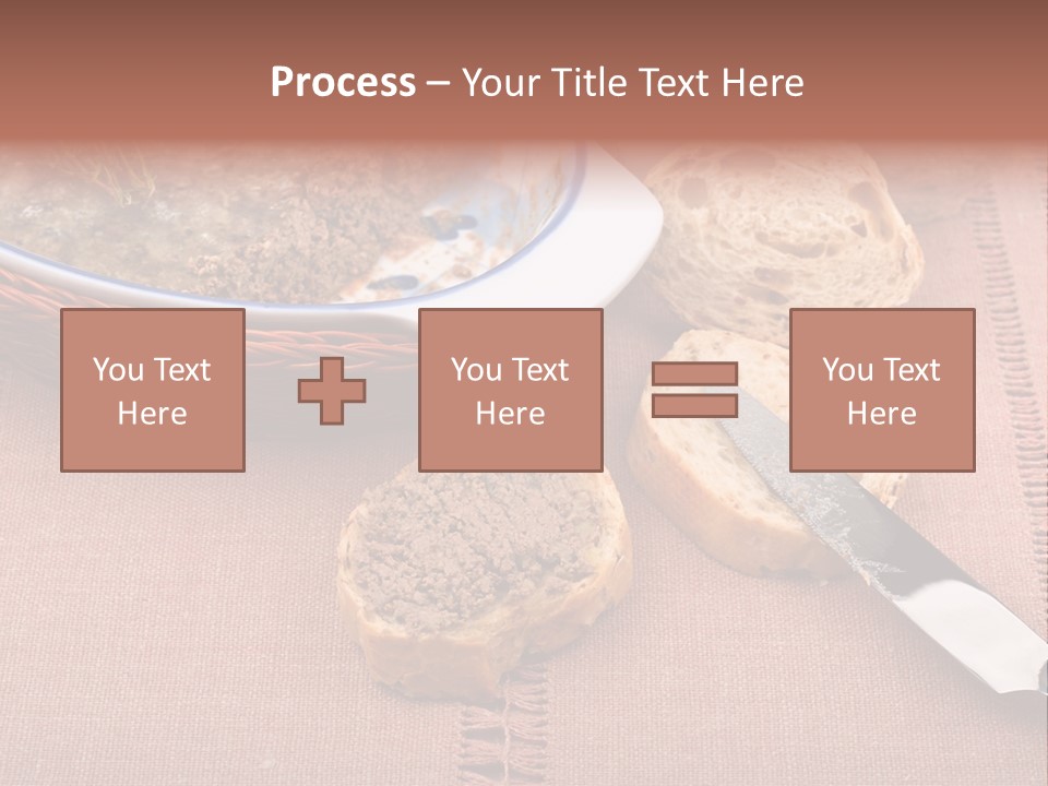 Knife Table Gourmet PowerPoint Template