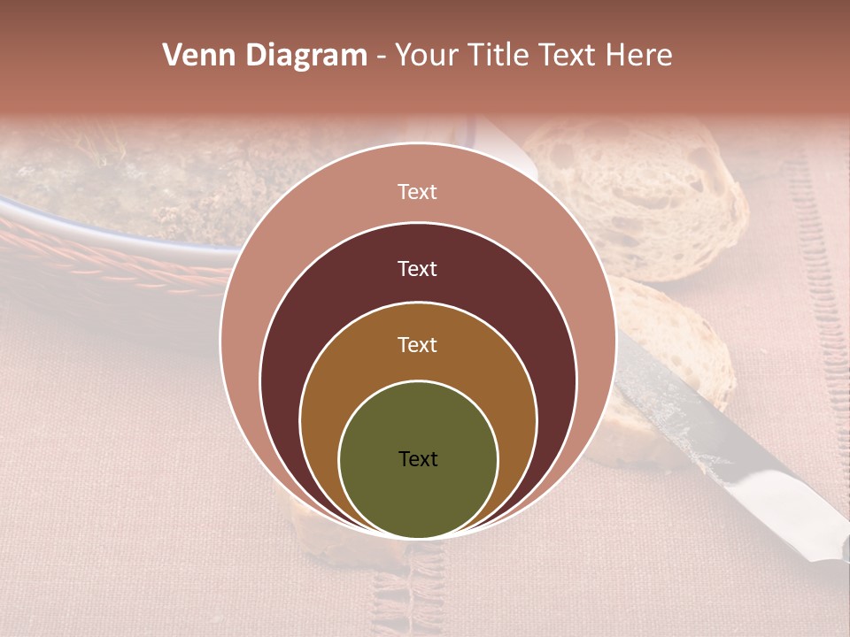 Knife Table Gourmet PowerPoint Template