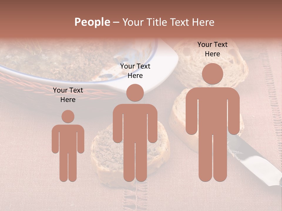 Knife Table Gourmet PowerPoint Template