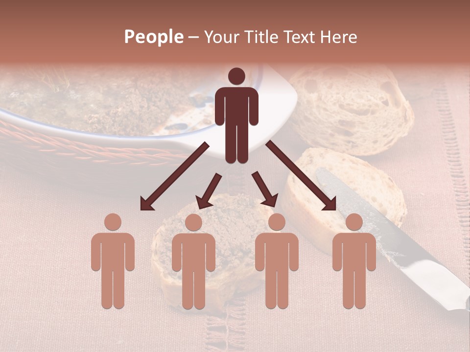 Knife Table Gourmet PowerPoint Template