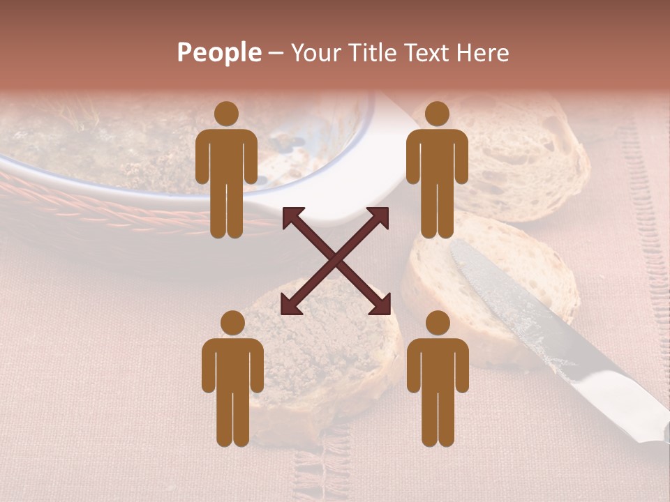 Knife Table Gourmet PowerPoint Template