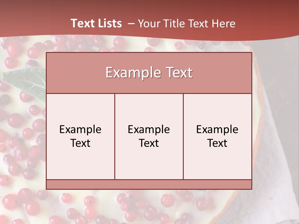Nobody Homemade Currant PowerPoint Template