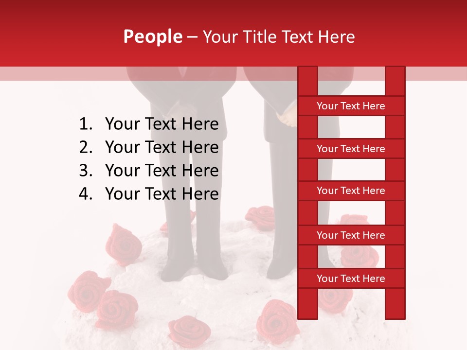 Caucasian Tuxedo Homo PowerPoint Template