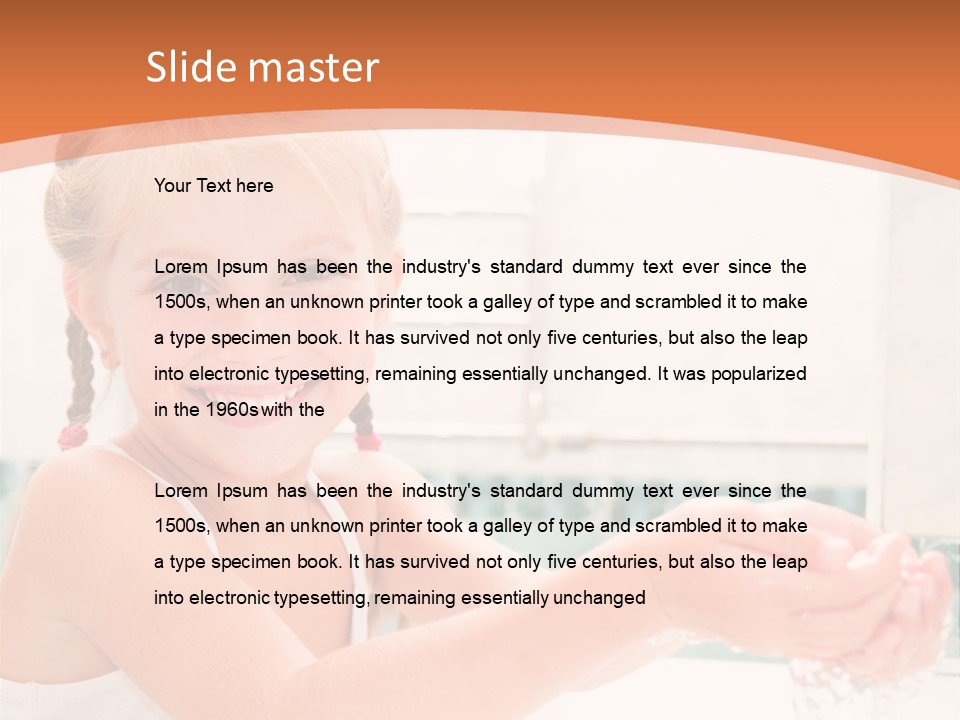 Portrait White Wash PowerPoint Template