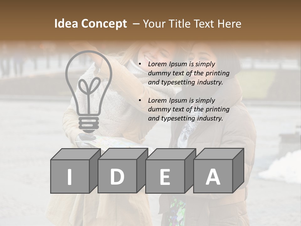 Feeling Wife Break PowerPoint Template