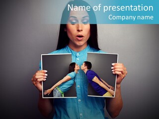 Feeling Wife Break PowerPoint Template