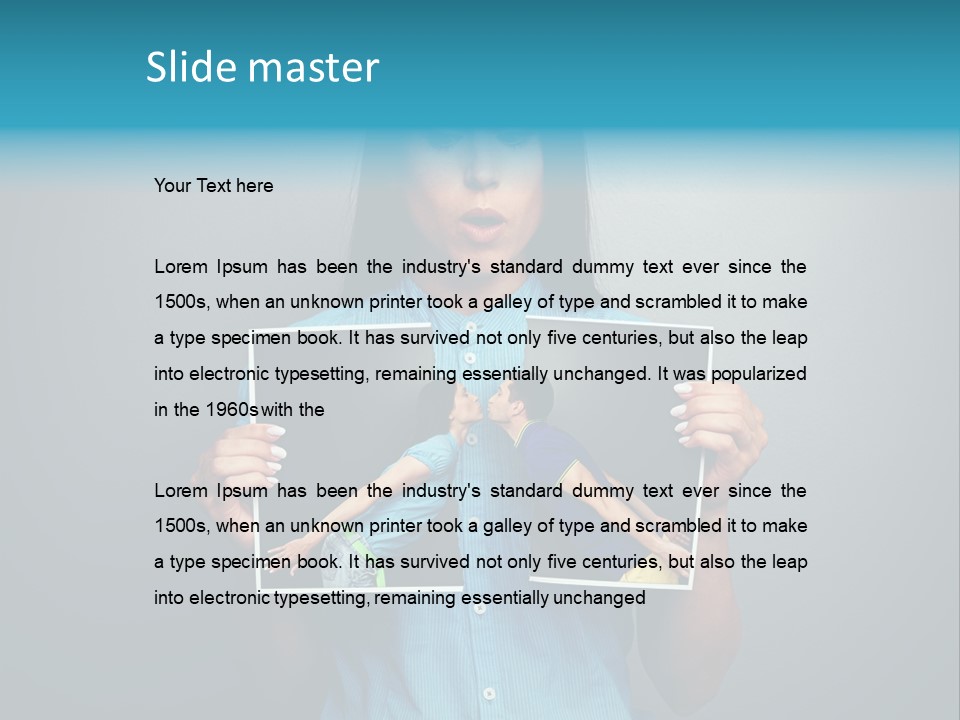 Feeling Wife Break PowerPoint Template