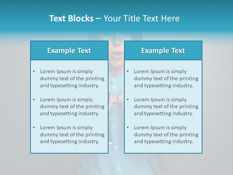 Feeling Wife Break PowerPoint Template