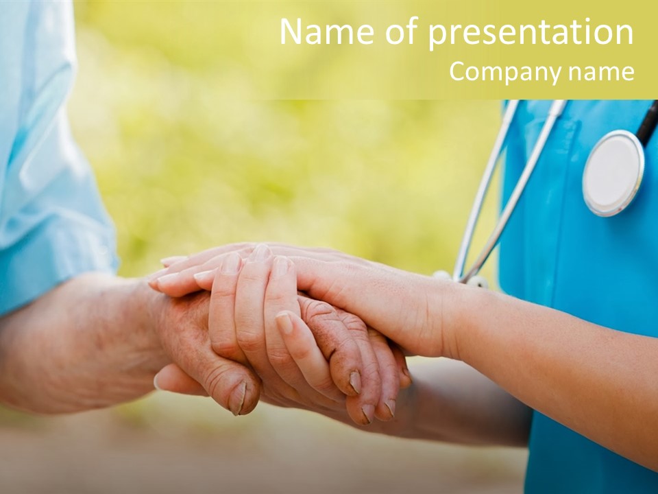 Patient Nursing Comfort PowerPoint Template