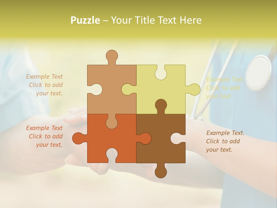 Patient Nursing Comfort PowerPoint Template