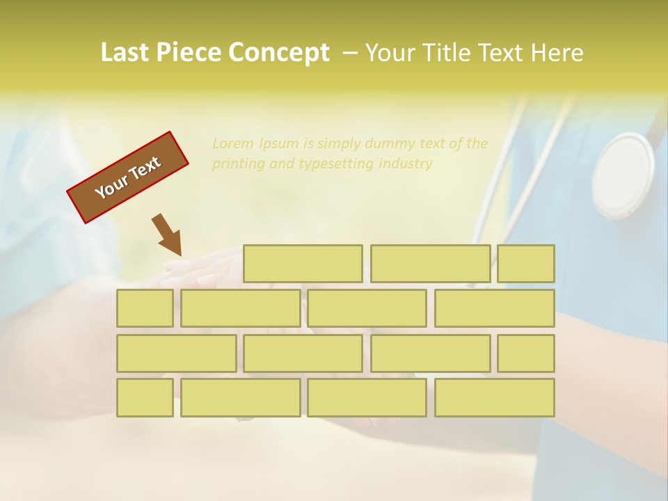 Patient Nursing Comfort PowerPoint Template