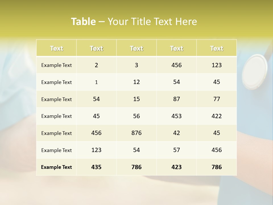 Patient Nursing Comfort PowerPoint Template