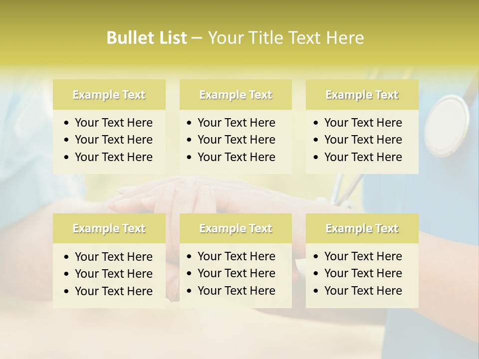 Patient Nursing Comfort PowerPoint Template