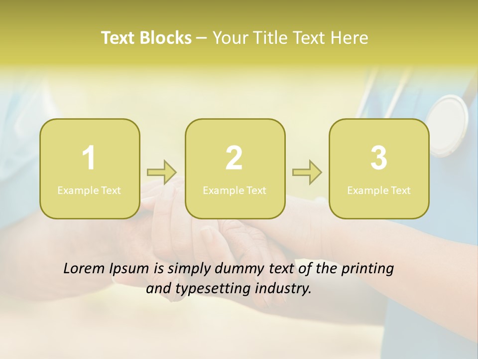 Patient Nursing Comfort PowerPoint Template