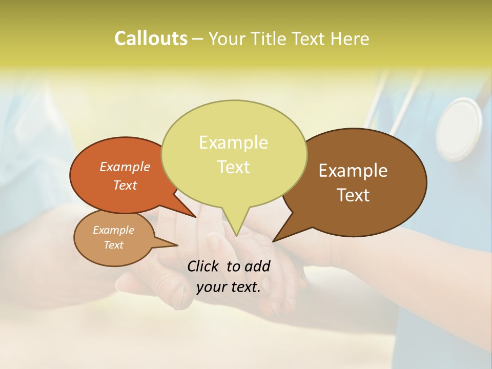 Patient Nursing Comfort PowerPoint Template
