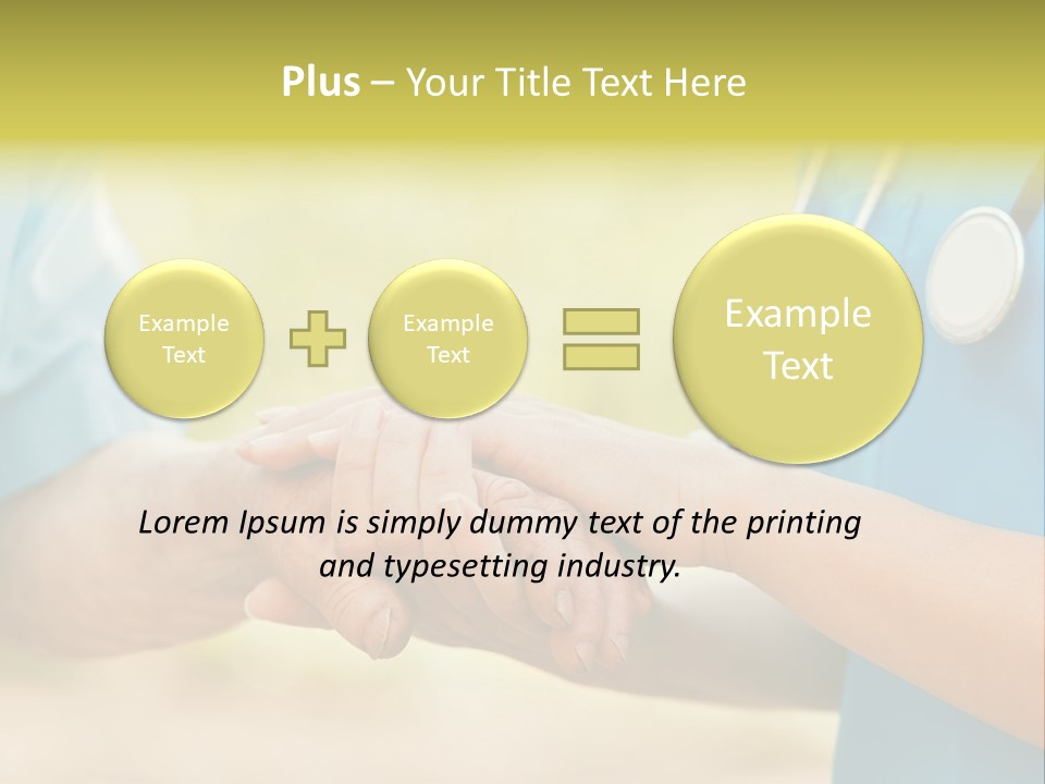 Patient Nursing Comfort PowerPoint Template