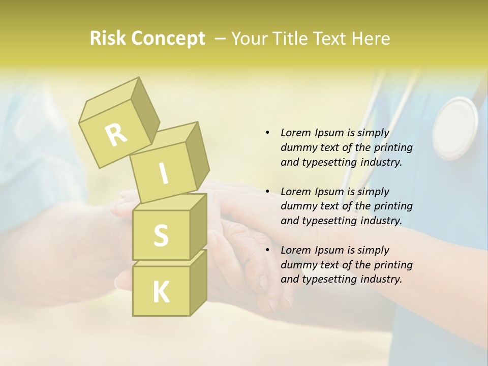 Patient Nursing Comfort PowerPoint Template