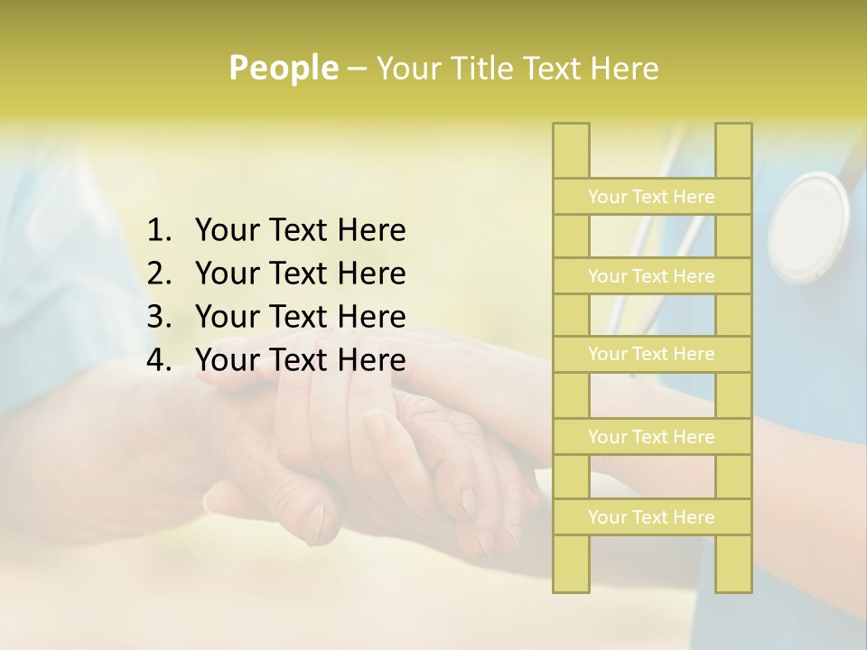 Patient Nursing Comfort PowerPoint Template