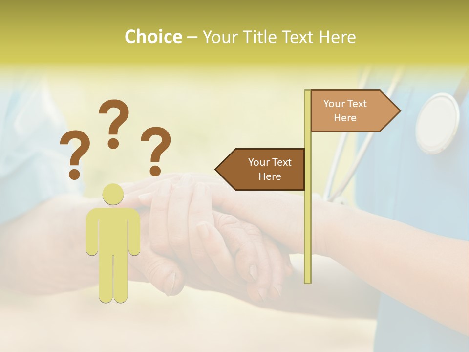 Patient Nursing Comfort PowerPoint Template