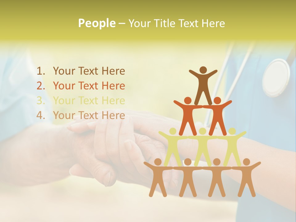 Patient Nursing Comfort PowerPoint Template