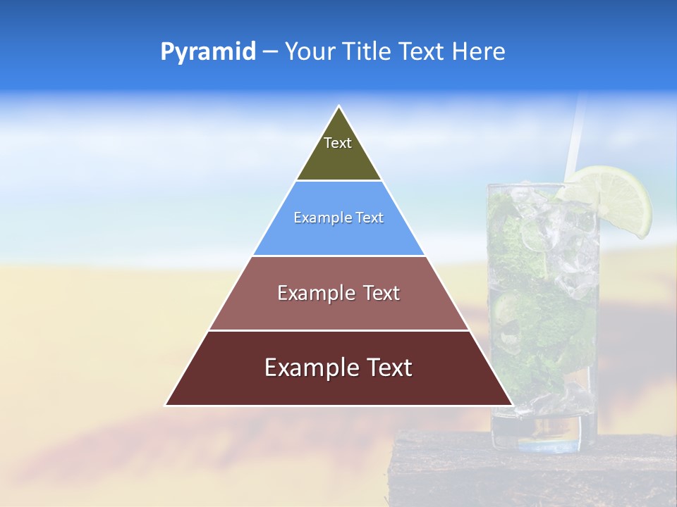 Mohito Yellow Fruit PowerPoint Template