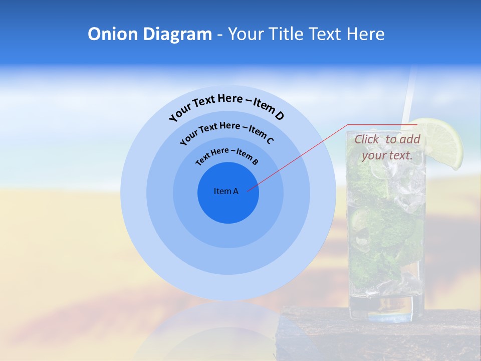 Mohito Yellow Fruit PowerPoint Template