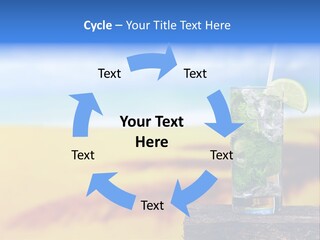 Mohito Yellow Fruit PowerPoint Template