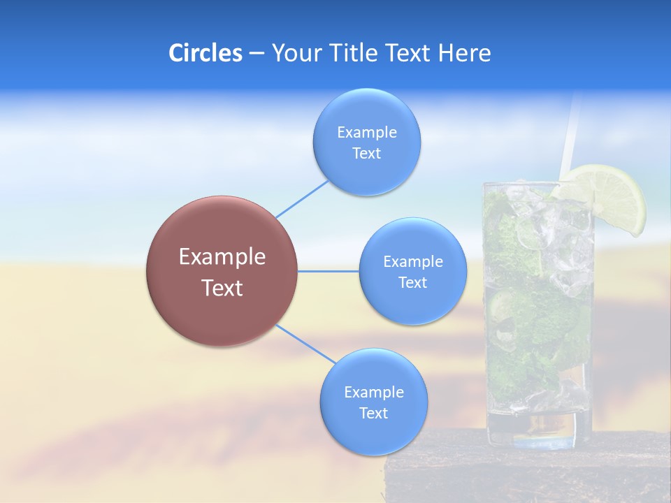 Mohito Yellow Fruit PowerPoint Template