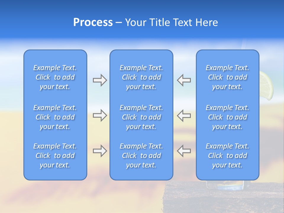 Mohito Yellow Fruit PowerPoint Template