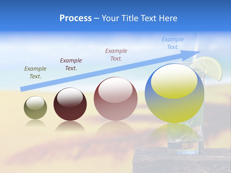 Mohito Yellow Fruit PowerPoint Template