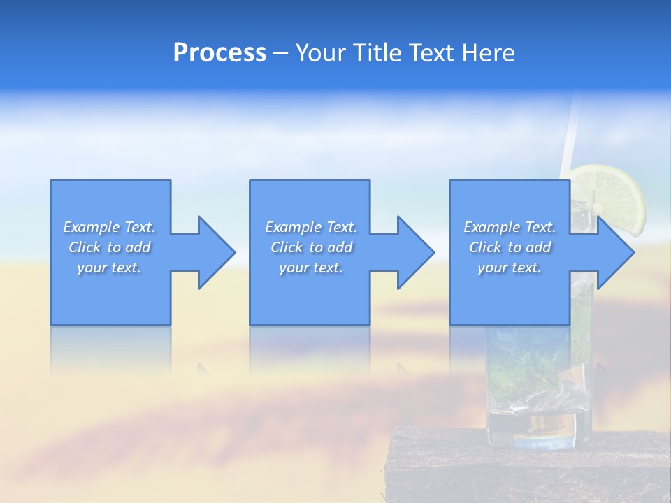 Mohito Yellow Fruit PowerPoint Template