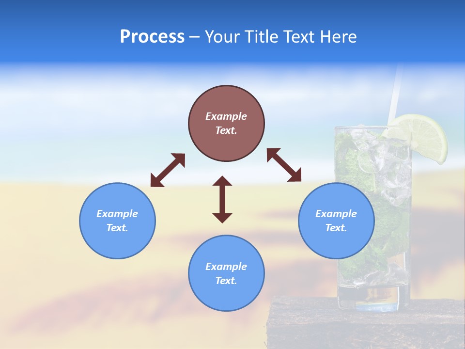 Mohito Yellow Fruit PowerPoint Template