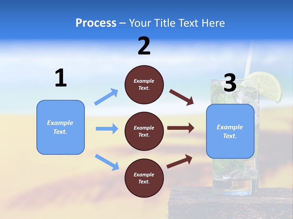 Mohito Yellow Fruit PowerPoint Template