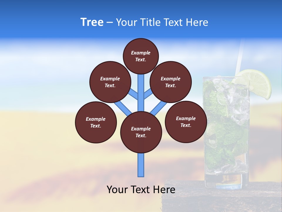 Mohito Yellow Fruit PowerPoint Template