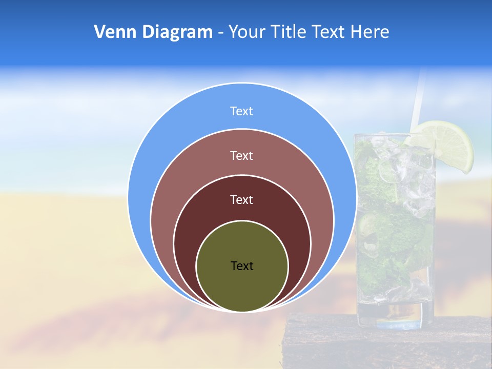 Mohito Yellow Fruit PowerPoint Template