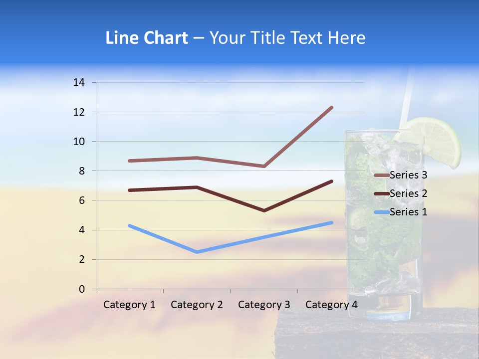 Mohito Yellow Fruit PowerPoint Template