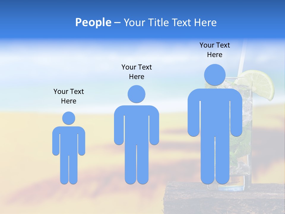 Mohito Yellow Fruit PowerPoint Template