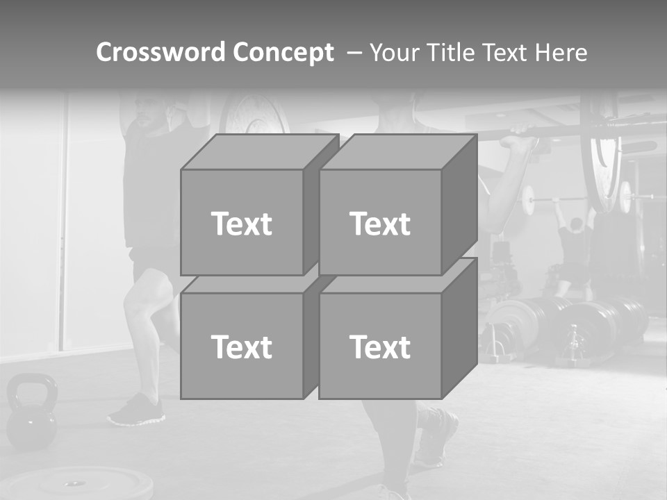 Coaching Weight Young PowerPoint Template