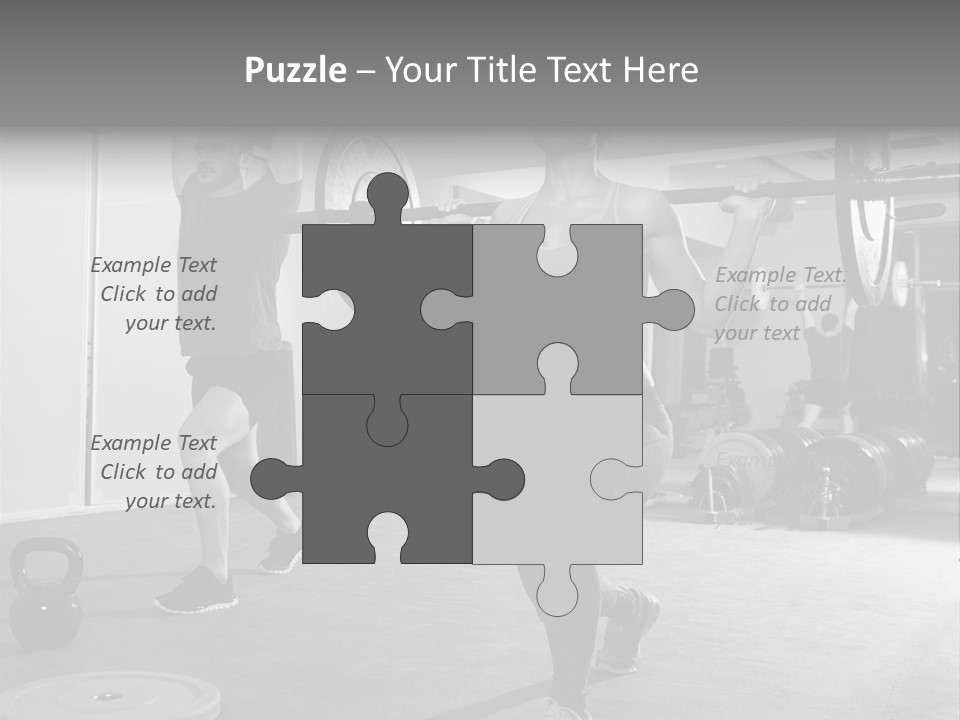 Coaching Weight Young PowerPoint Template