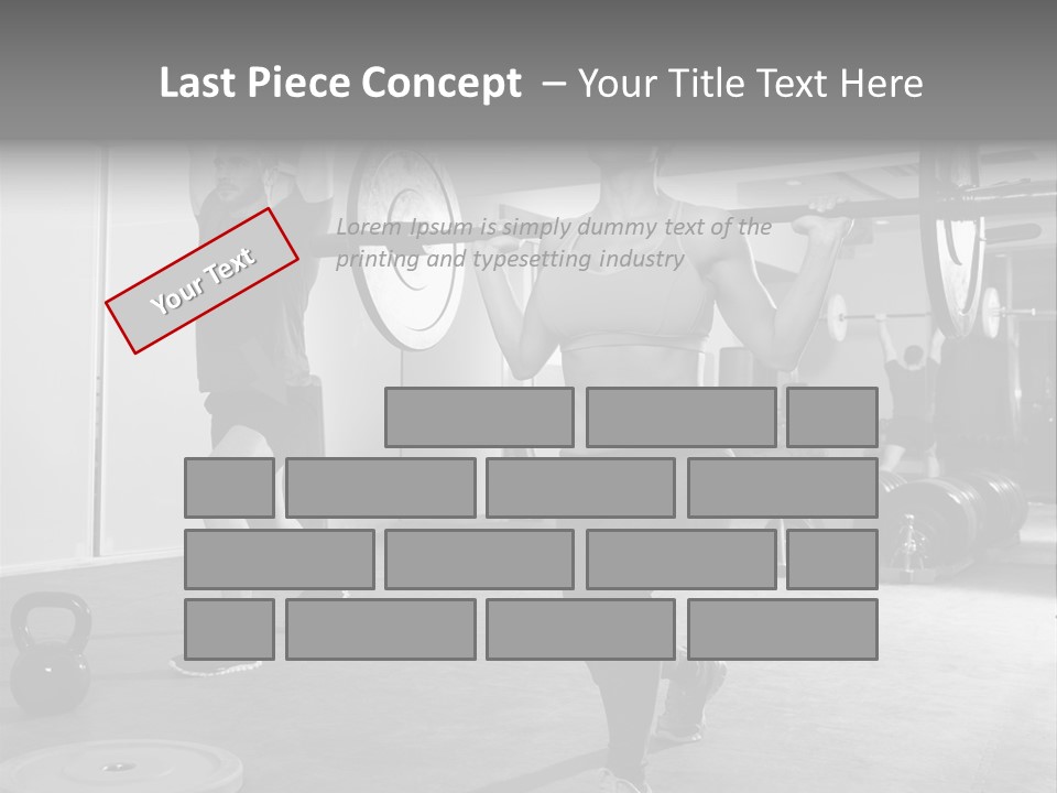 Coaching Weight Young PowerPoint Template