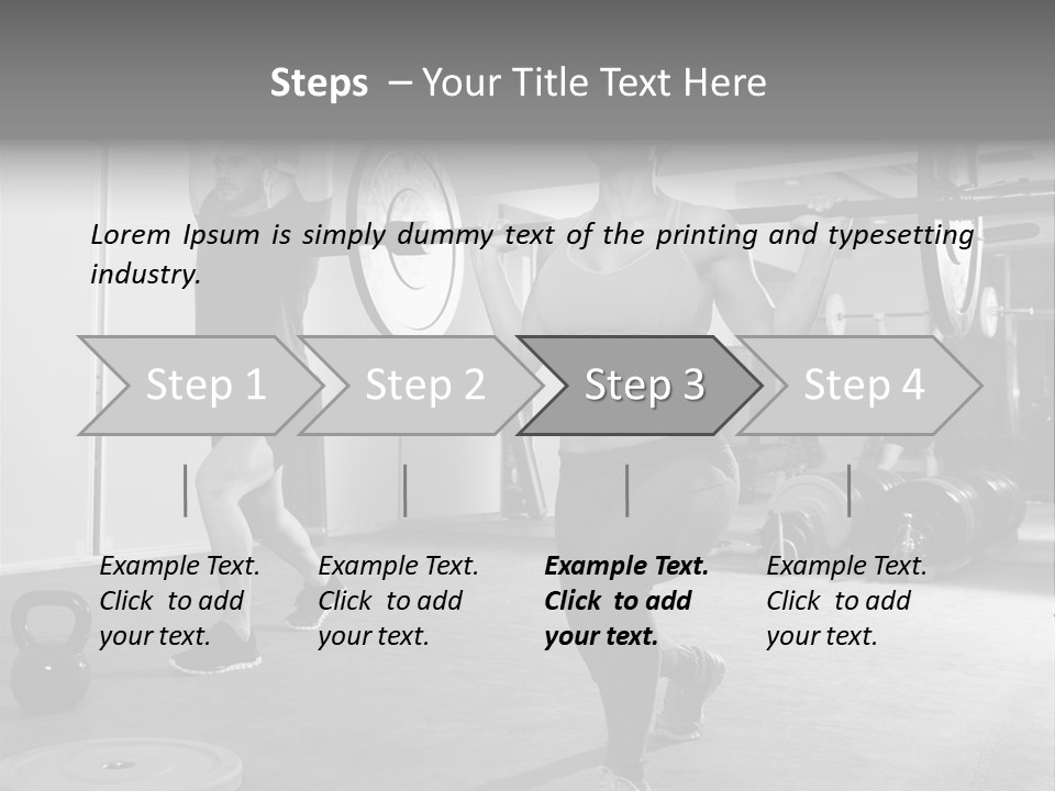 Coaching Weight Young PowerPoint Template
