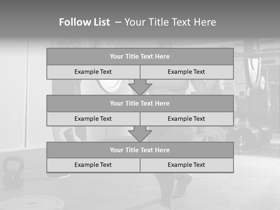Coaching Weight Young PowerPoint Template