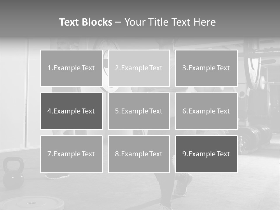 Coaching Weight Young PowerPoint Template
